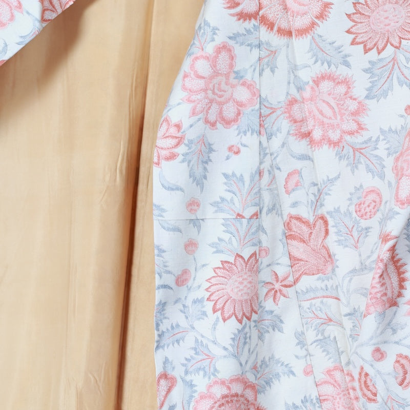 Japanese kimono used <Tsumugi> Msize silk 100% /T411