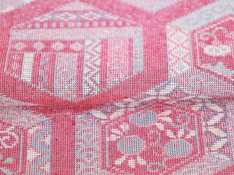 Japanese used sash belt (Nagoya-obi) polyester /B882