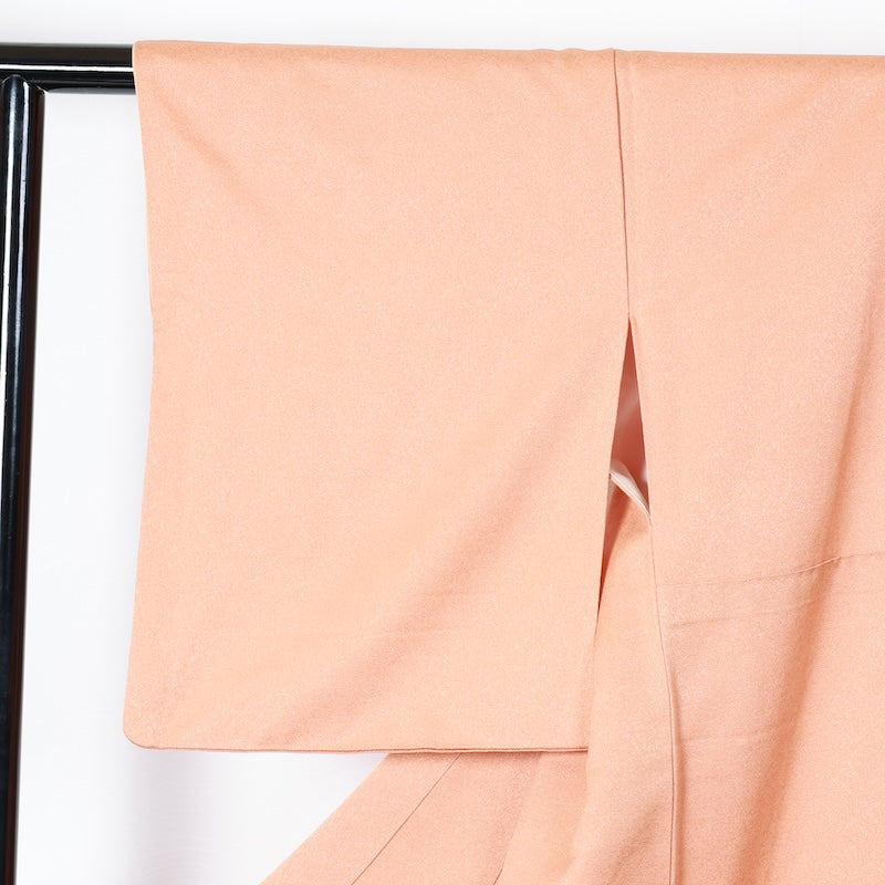 Japanese kimono used <houmongi> Lsize silk 100% /T408