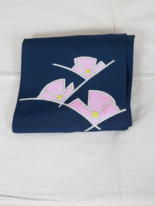 Japanese used sash belt (Nagoya-obi) 100% silk /B884