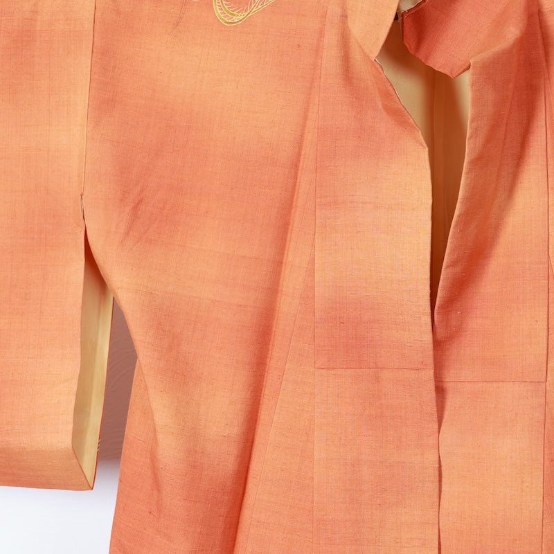 Japanese kimono used <Tsukesage> Lsize silk 100% /T400