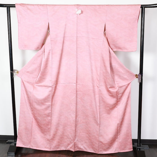 Japanese kimono used <Iromuzi> Lsize silk 100% /T406