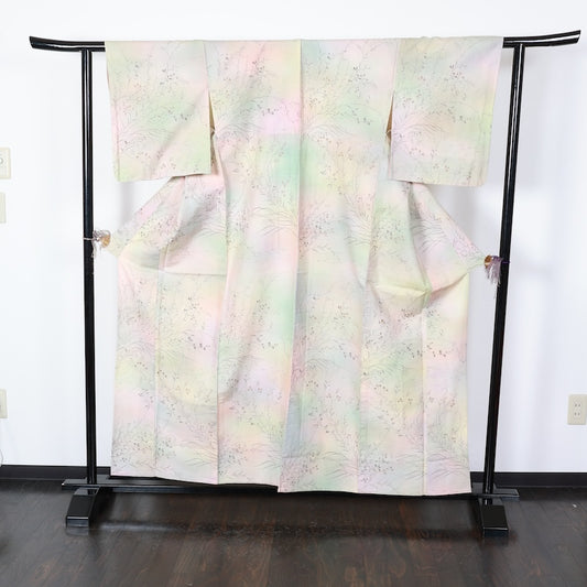 Japanese kimono used <Tsukesage> Msize silk 100% /T402