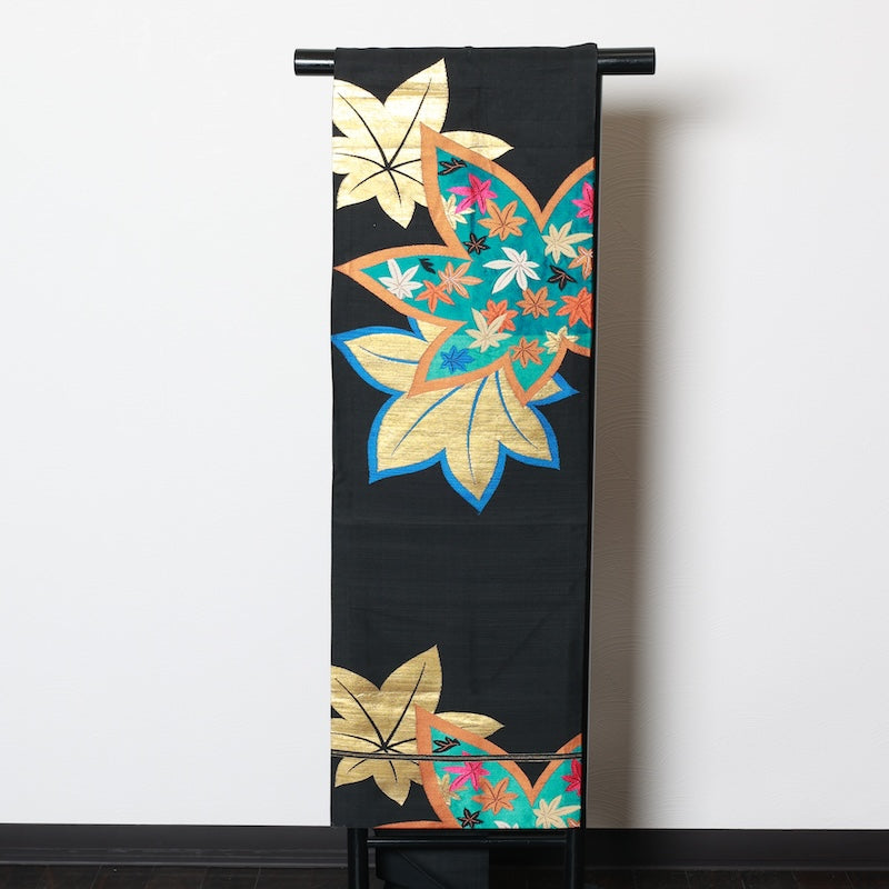 Used sash belt (nagoya-obi) 100% silk /K236