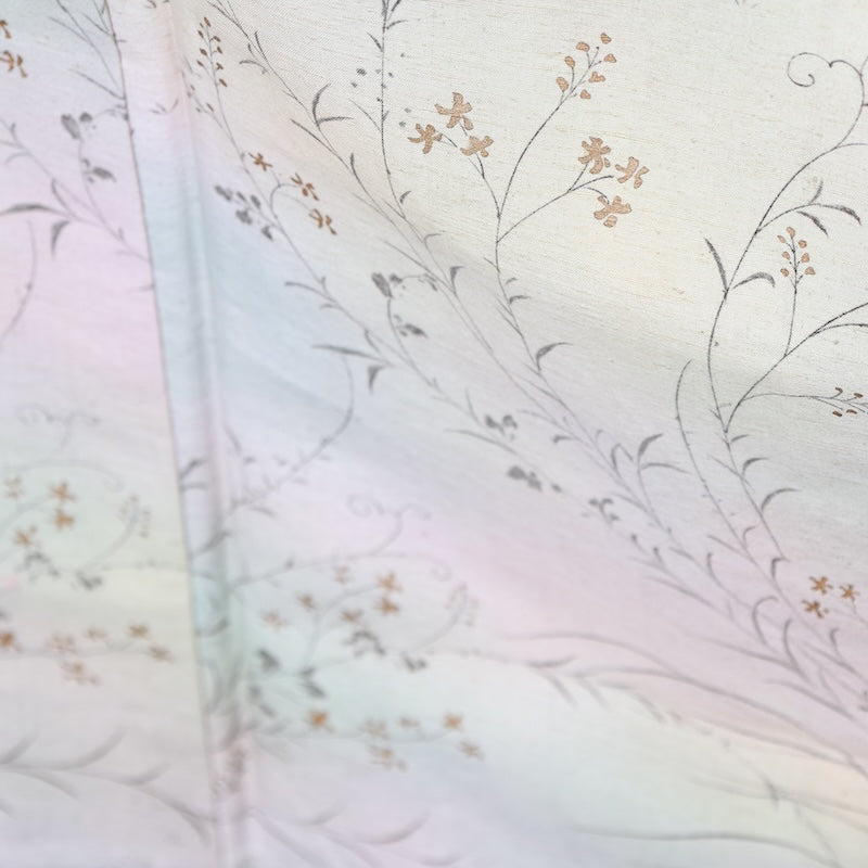 Japanese kimono used <Tsukesage> Msize silk 100% /T402