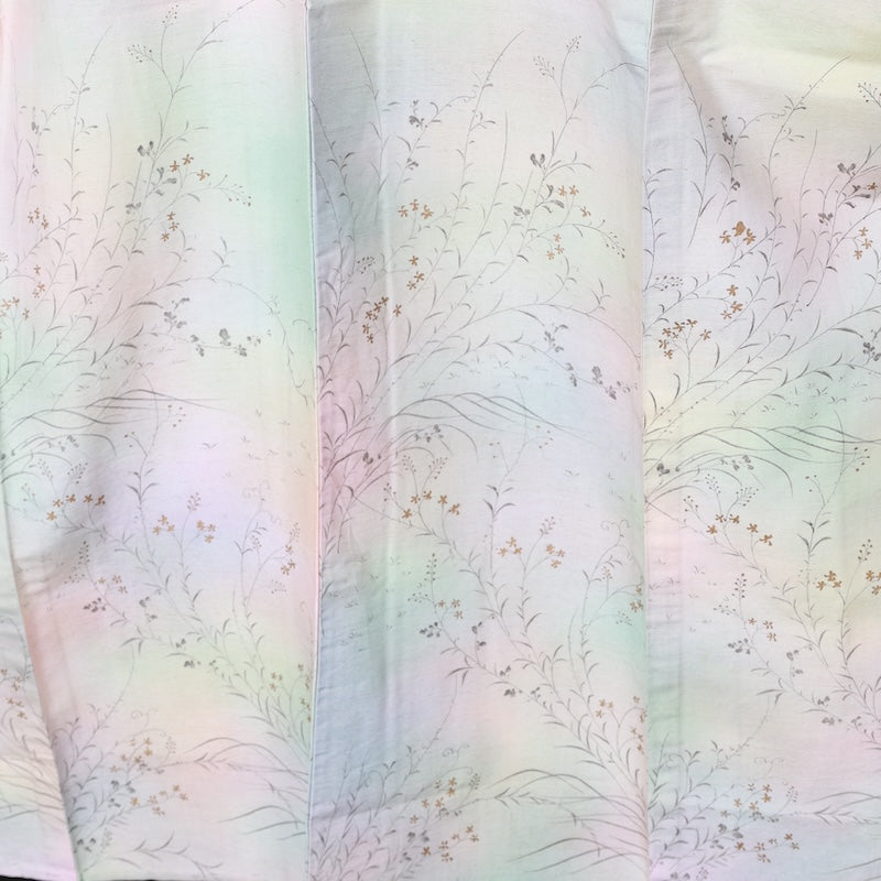 Japanese kimono used <Tsukesage> Msize silk 100% /T402