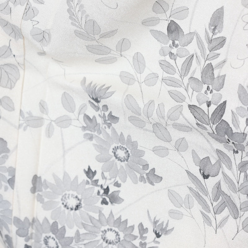 Japanese kimono used <houmongi> Msize silk 100% /T404