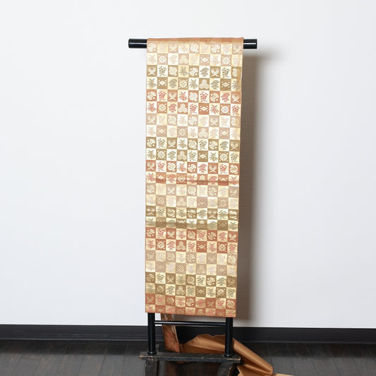 Used sash belt (nagoya-obi) 100% silk /K234