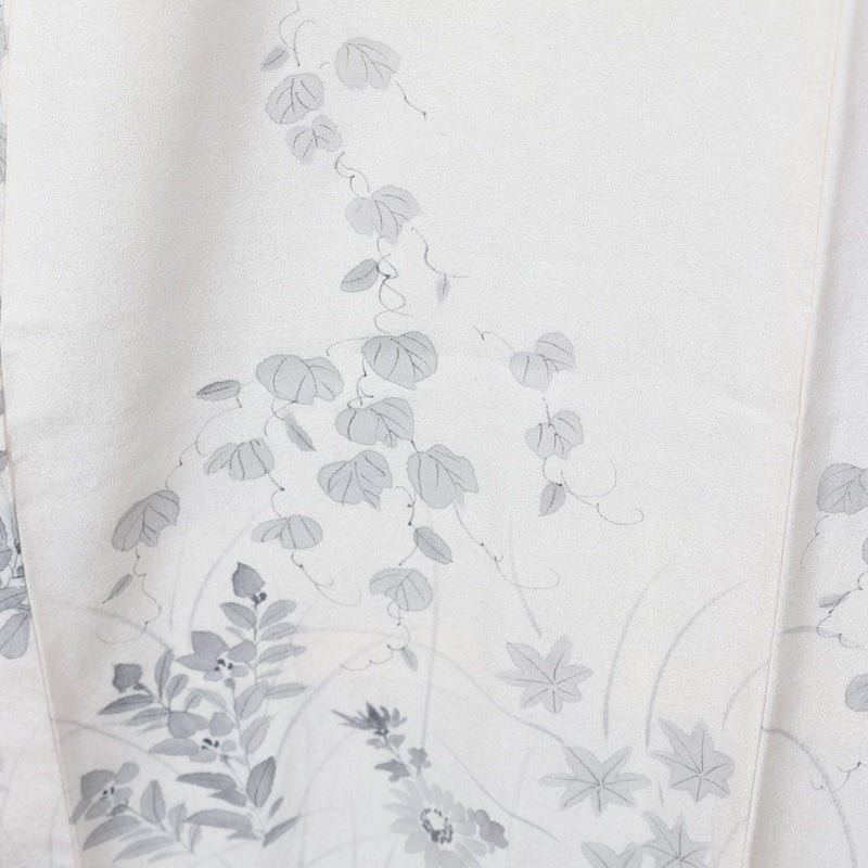 Japanese kimono used <houmongi> Msize silk 100% /T404
