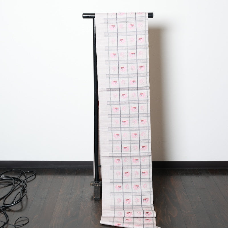 Used sash belt (nagoya-obi) 100% silk /K232