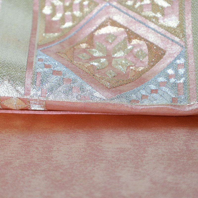 Japanease kimono sash belt used(fukuroobi)silk100%/K237