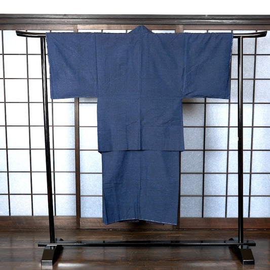 Japanese Men’s New kimono Men’s kimono jacket 2piece set L-size 100% silk /K253