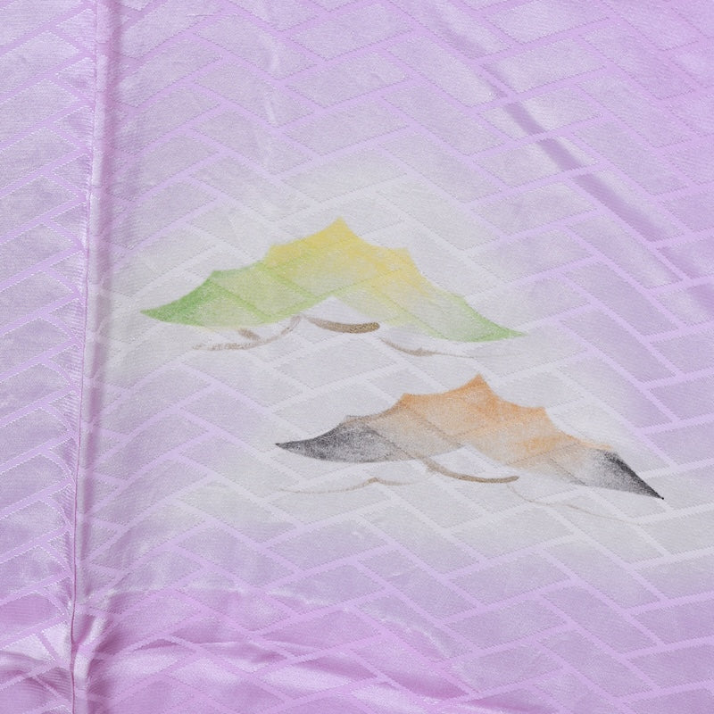 Japanese kimono used <Komon> Msize polyester /T446