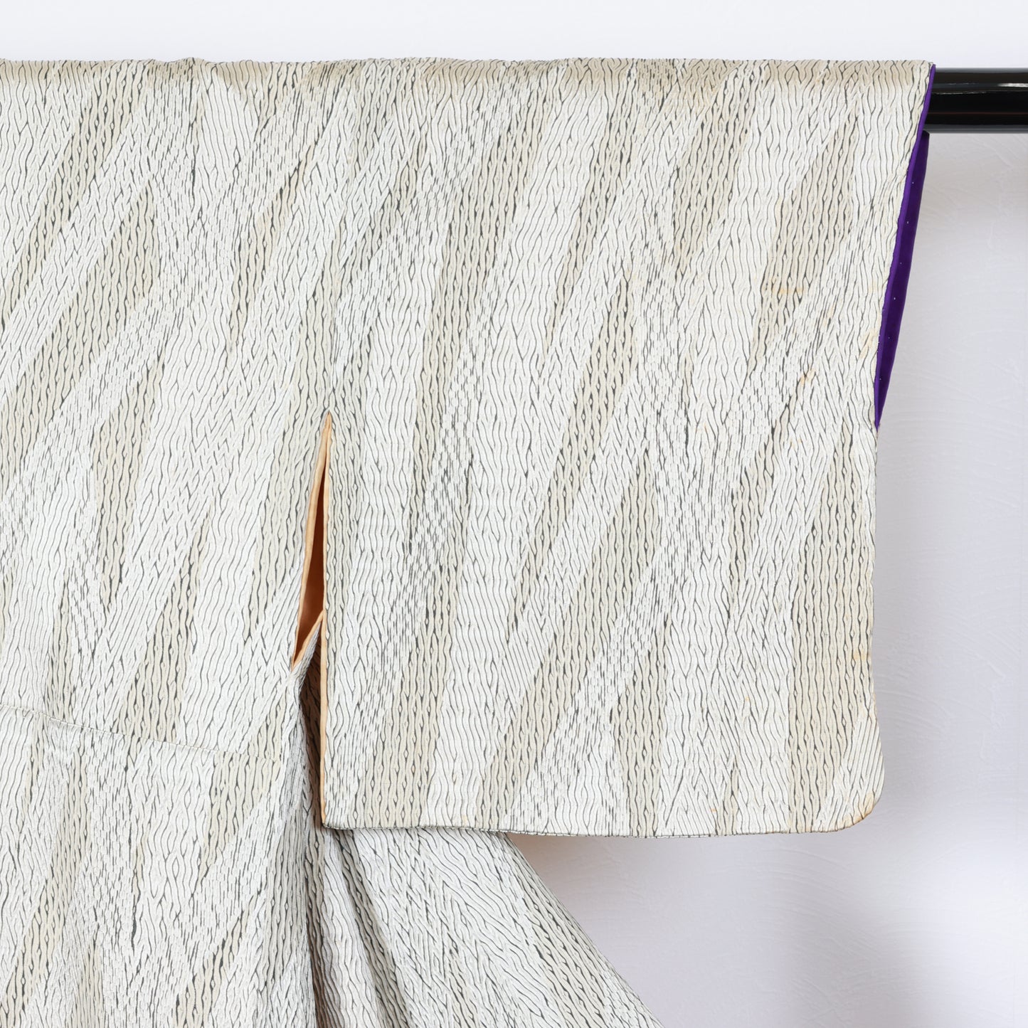 Japanese kimono used <Komon> Msize silk 100% /T441