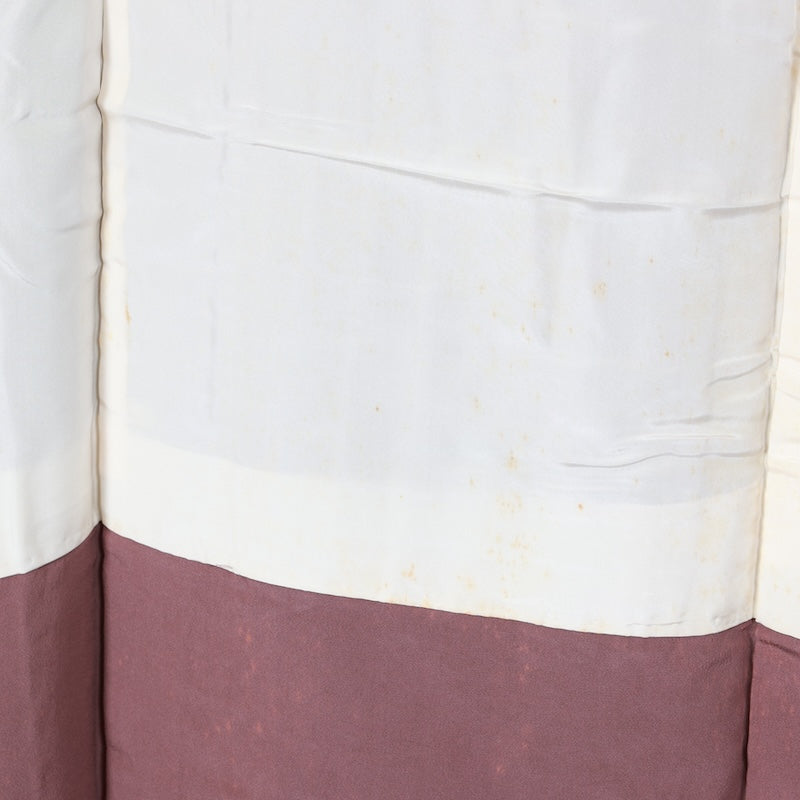 Japanese kimono used <Iromuzi> Msize silk 100% /T438