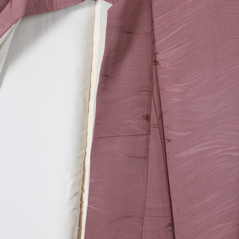 Japanese kimono used <Iromuzi> Msize silk 100% /T438