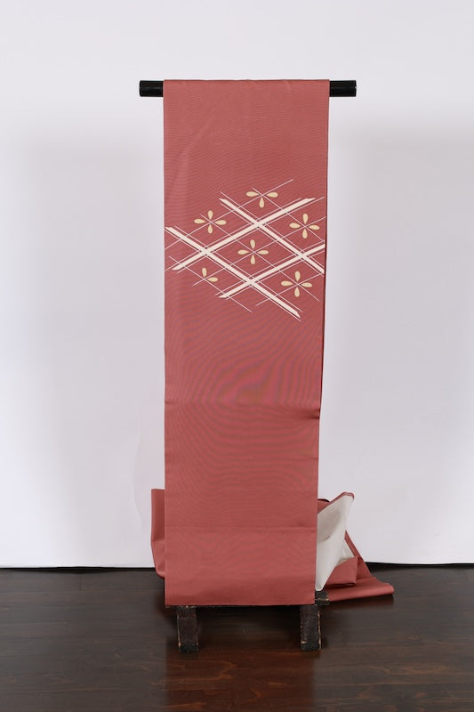 Japanese used sash belt (Nagoya-obi) 100% silk /B904