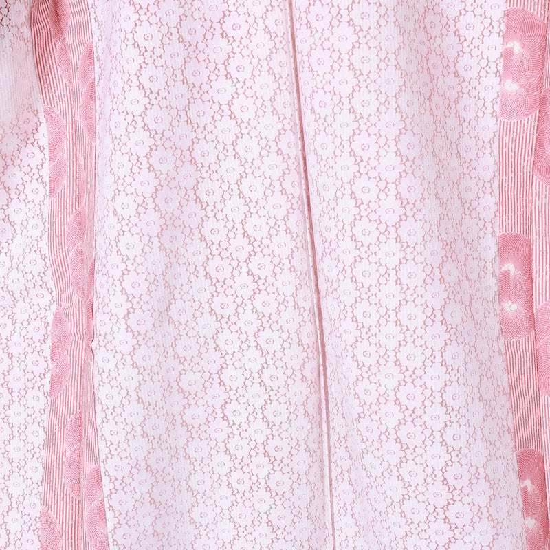 Japanese kimono used <Komon> Msize polyester /T437