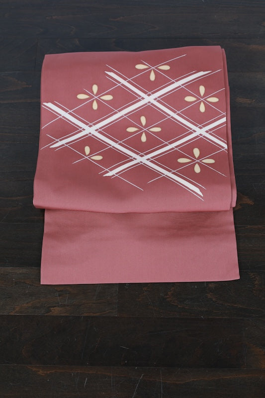 Japanese used sash belt (Nagoya-obi) 100% silk /B904