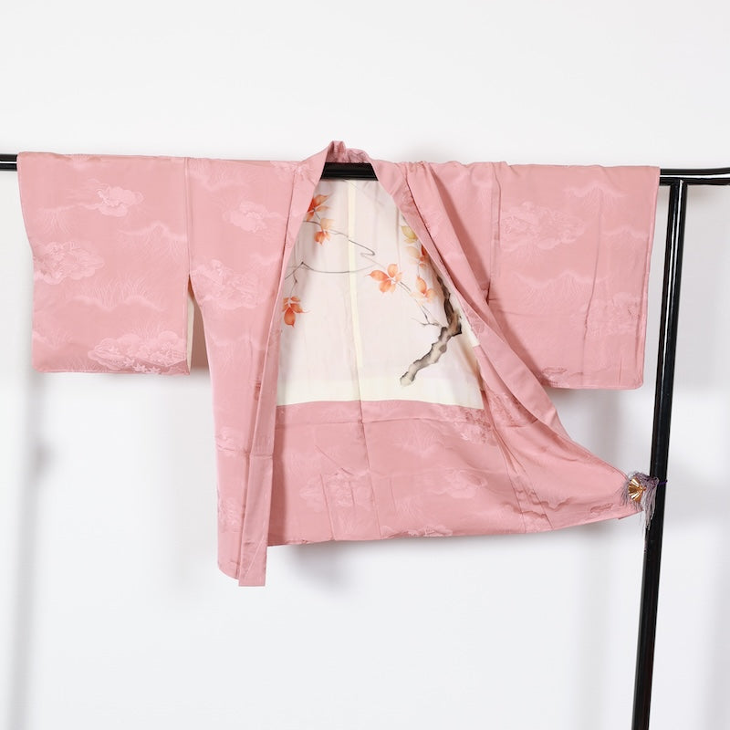 Japanese kimono Jacket (Haori) M-size 100% silk / T469