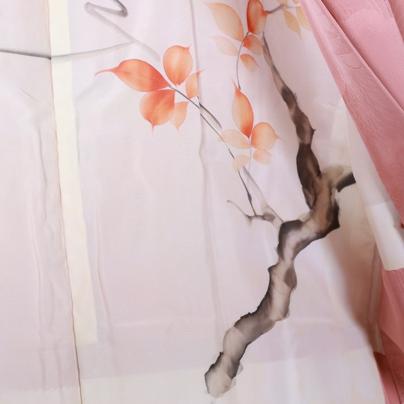 Japanese kimono Jacket (Haori) M-size 100% silk / T469