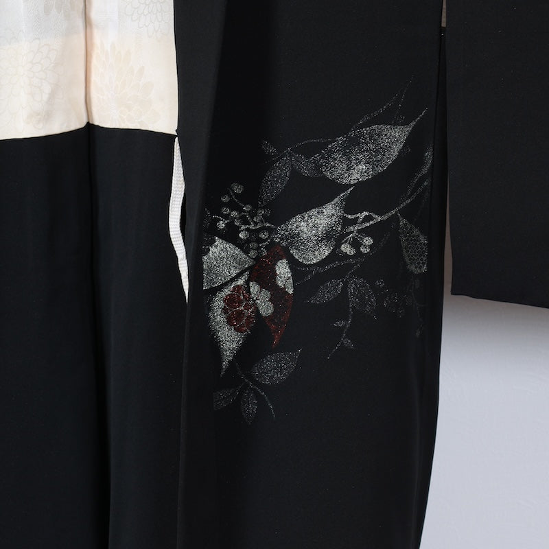 Japanese kimono Jacket (Haori) M-size 100% silk / T468