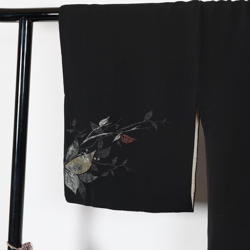 Japanese kimono Jacket (Haori) M-size 100% silk / T468