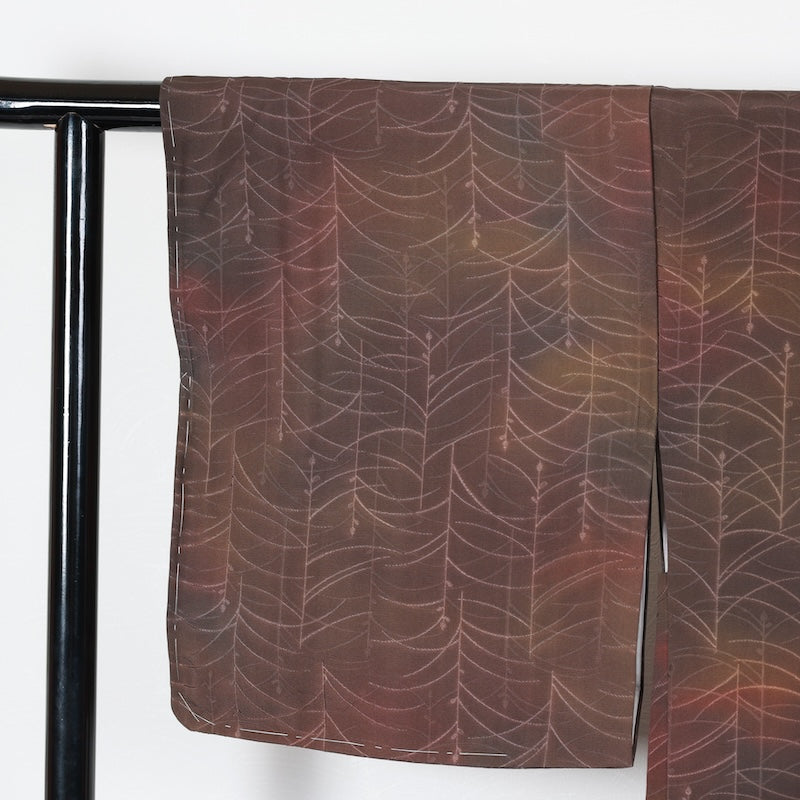 New Unused Japanese kimono Jacket (Haori) M-size 100% silk / T465