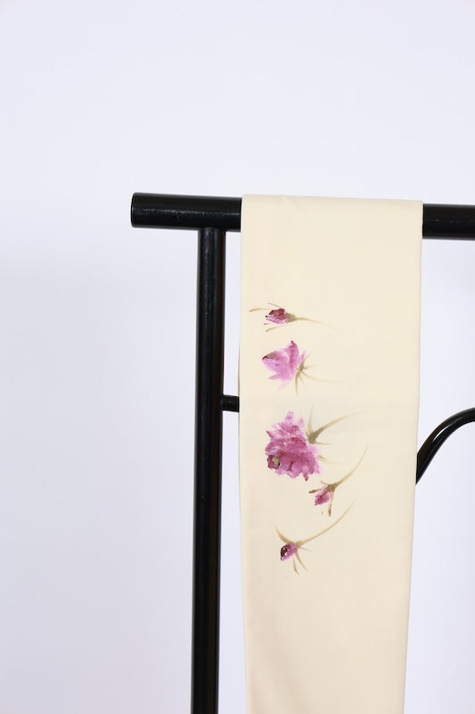 Japanese used sash belt (Nagoya-obi) silk wool /B896