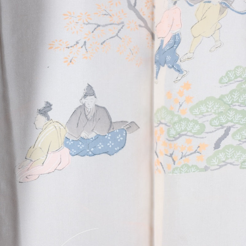 Japanese kimono Jacket (Haori) M-size 100% silk / T452
