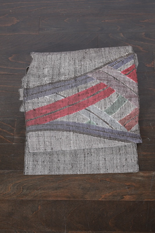 Japanese used sash belt (Nagoya-obi) 100% silk /B894