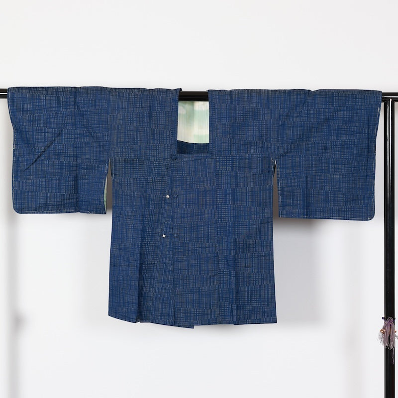 Japanese kimono Coat (Michiyuki) M-size 100% silk / T450