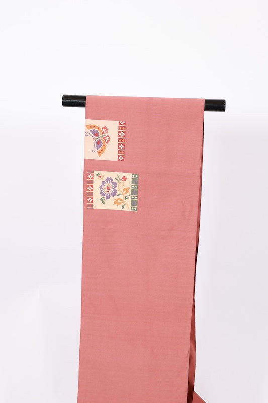 Japanese used sash belt (Nagoya-obi) 100% silk /B890