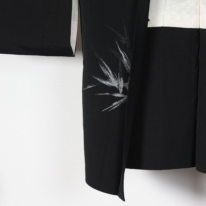 Japanese kimono Jacket (Haori) M-size 100% silk / T461