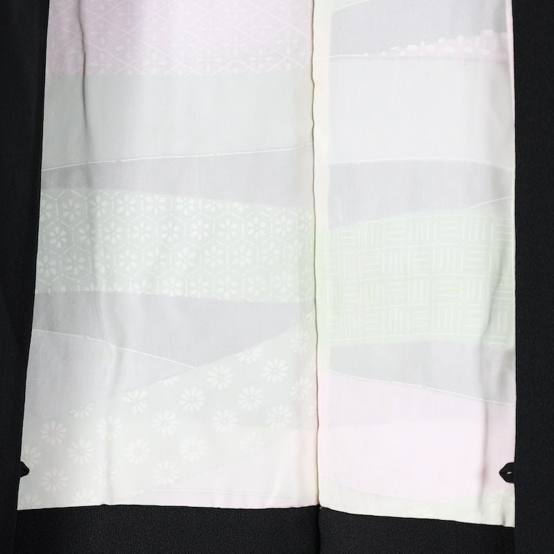 Japanese kimono Jacket (Haori) M-size 100% silk / T461