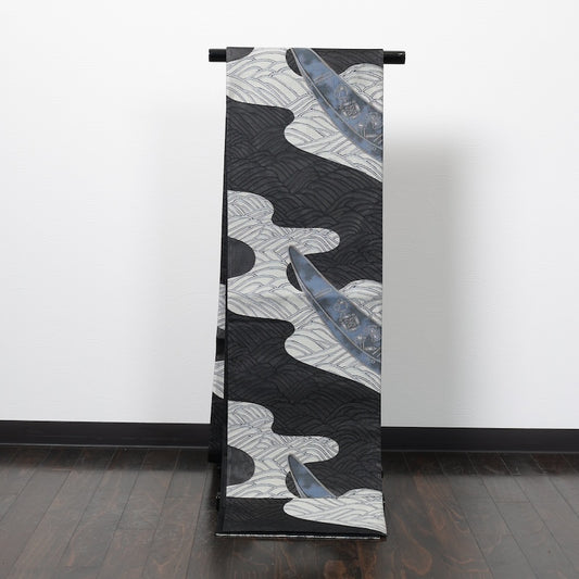 Japanese kimono sash belt (Hukuro-obi) 100% silk / B201