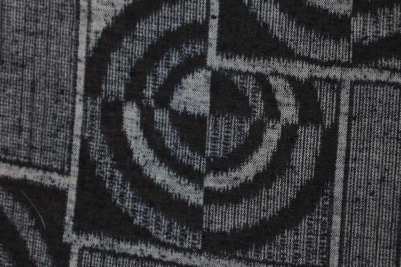 Japanese kimono used <Tsumugi> M-size silk 100% /TT40