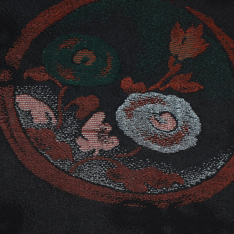 Japanese kimono Jacket (Haori) M-size 100% silk / T454