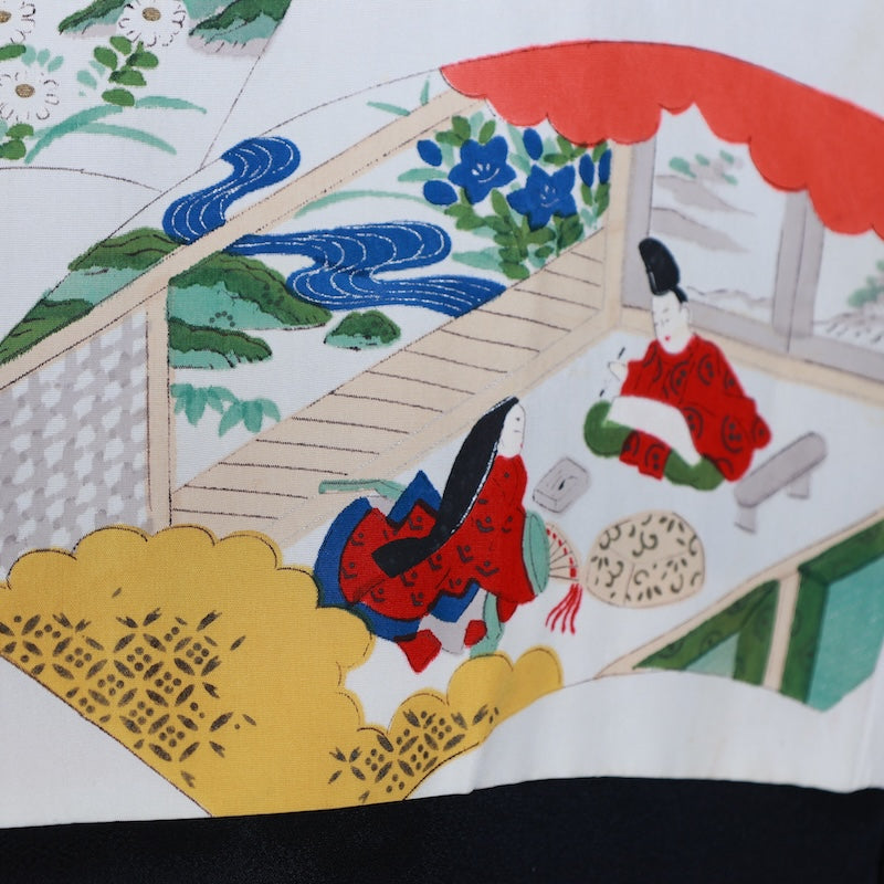 Japanese kimono Jacket (Haori) M-size 100% silk / T454