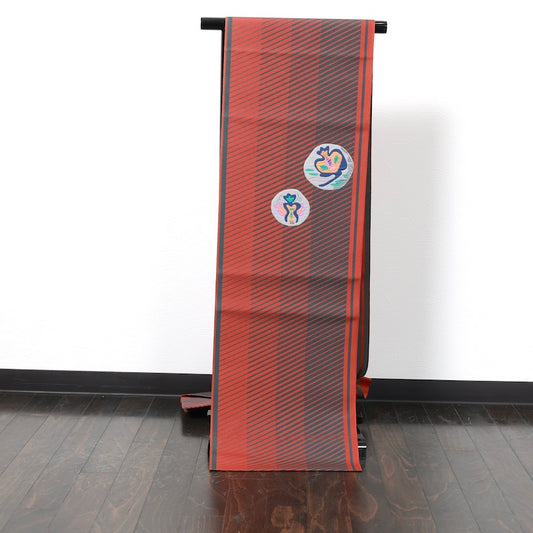 Japanese kimono sash belt (Nagoya-obi) 100% silk / B193