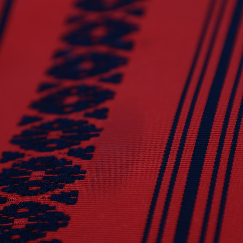 Japanese kimono used sash belt (nagoya obi) polyester / T476