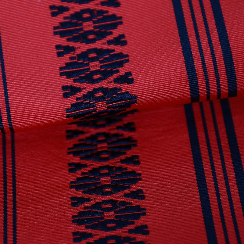 Japanese kimono used sash belt (nagoya obi) polyester / T476