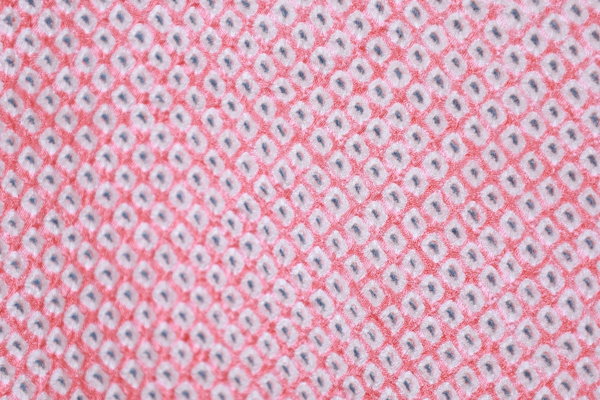 Japanese kimono Unused New <Komon> Msize silk 100% /B954