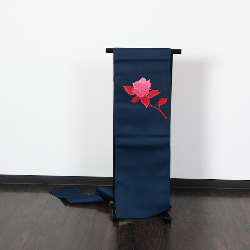 Japanese kimono used sash belt (Nagoya obi) polyester / T472