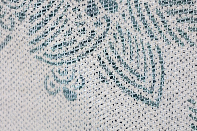 Japanese kimono used <Tsumugi> M-size silk 100% /B941