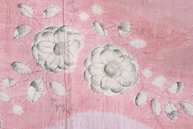 Japanese kimono Unused New <houmongi> L-size silk 100% /B937