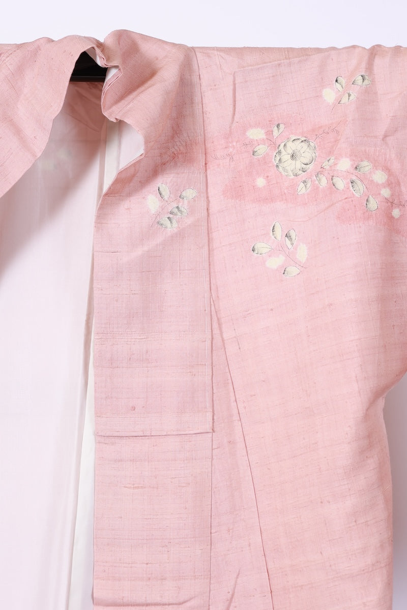 Japanese kimono Unused New <houmongi> L-size silk 100% /B937