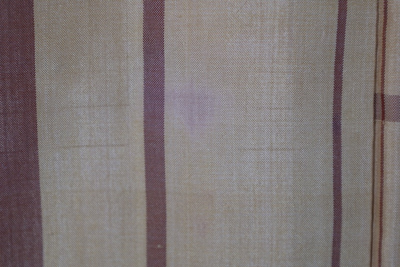 Japanese kimono used <Tsumugi> S-size silk 100% /B931