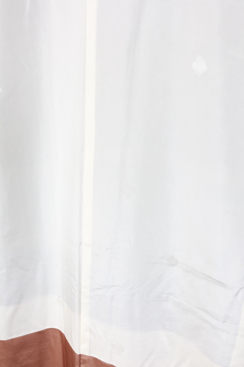 Japanese kimono used <Tsumugi> M-size silk 100% /B921