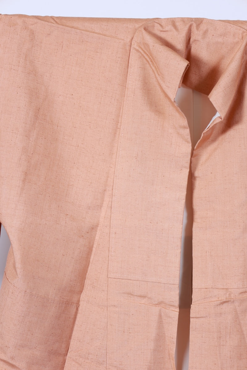 Japanese kimono used <Tsumugi> M-size silk 100% /B920